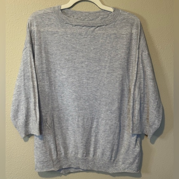 Zadig & Voltaire Women’s Flint Cashmere Sweater, Grey, Size Large - Picture 2 of 8